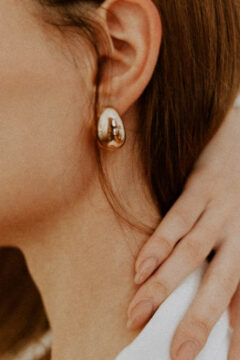 Thick Gold Earrings